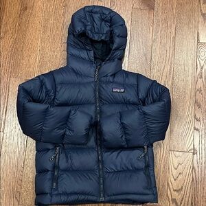 Patagonia Hi Loft hooded DownPuffer Jacket Kids